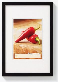 Walther Peppers houten fotolijst 30x40cm zwart