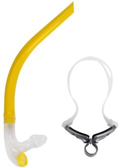 WALVIS Nat Snorkel Duiken Snorkelen Zwemmen Scuba Beademingsbuis Siliconen Mondstuk Duiken Scuba Zwemmen Apparatuur geel