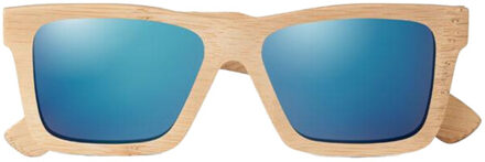 Wanaka bamboe zonnebril Blauw - One size