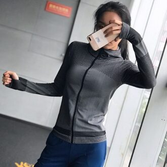 Wanayou Vrouwen Hooded Running Jacket, Lange Mouw Sweatshirt Yoga Sport Jas, Snel Droog Fitness Gym Sportkleding Vrouwelijke Sweatshirt zwart / M