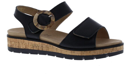 Wanda velcro gesp | dames | maat: | leer - maat 38 Zwart