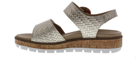 Wanda velcro gesp | maat: | | dames | leer - maat 41 Goud