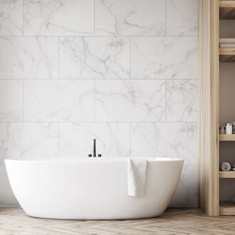 Wandbekleding Dumawall+ Calacatta 37,5x65cm