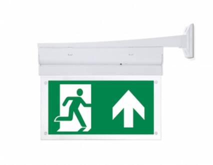 Wandbeugel voor noodlamp L-LUX standaard Eco wit