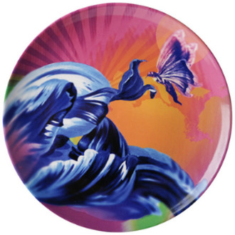 wandbord Color Pop - Tulp 26,5 cm Multicolor