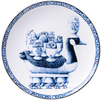 Wandbord Redmer Hoekstra Eend 26 cm