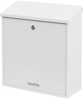 Wandbrievenbus Mailpal 500w - Staal - Wit - 36,5x41x16,5cm