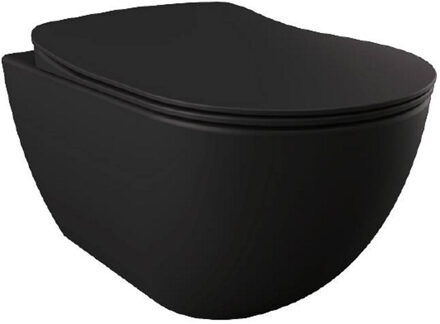 Wandcloset BWS Freedom Mat Zwart (Exclusief zitting)