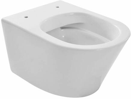 Wandcloset Vesta Rimless Zonder Zitting Wit Aqua Splash