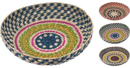 Wanddecoratie zeegras 31x6cm multikleur verschillende