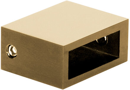 Wanddeel PVD goud geborsteld