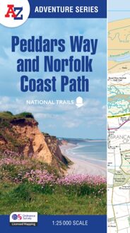 Wandelatlas Adventure Atlas Peddars Way and Norfolk Coast Path | A-Z Map Company