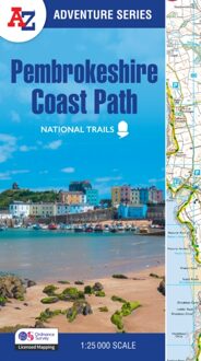 Wandelatlas Adventure Atlas Pembrokeshire Coast Path | A-Z Map Company