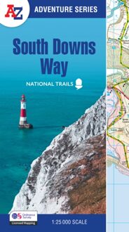 Wandelatlas Adventure Atlas South Downs Way | A-Z Map Company
