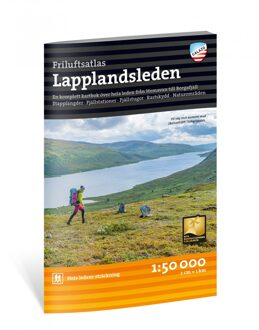Wandelatlas Friluftsatlas Lapplandsleden | Zweden | Calazo