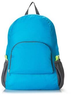 Wandelen Bag Rugzak Lichtgewicht Opvouwbare Waterdichte Nylon Vrouwen Mannen Skin Pack Rugzak Reizen Outdoor Sport Camping blauwe kleur