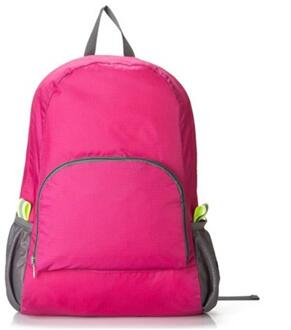 Wandelen Bag Rugzak Lichtgewicht Opvouwbare Waterdichte Nylon Vrouwen Mannen Skin Pack Rugzak Reizen Outdoor Sport Camping roos rood