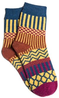 Wandelen Camping Kleurrijke Wollen Sokken Vrouwen Herfst Winter Warm Sport Sokken Flanger Sokken Hy B