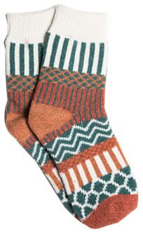 Wandelen Camping Kleurrijke Wollen Sokken Vrouwen Herfst Winter Warm Sport Sokken Flanger Sokken Hy