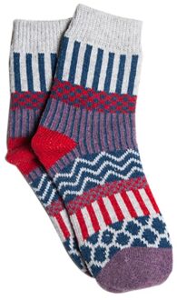 Wandelen Camping Kleurrijke Wollen Sokken Vrouwen Herfst Winter Warm Sport Sokken Flanger Sokken Hy