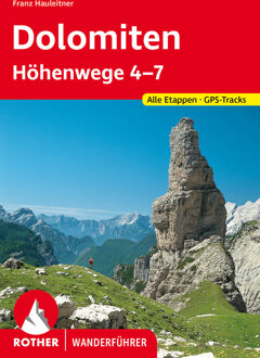 Wandelgids 4-7 Dolomiten-Höhenwege 4-7 (Dolomieten) | Rother Bergverlag
