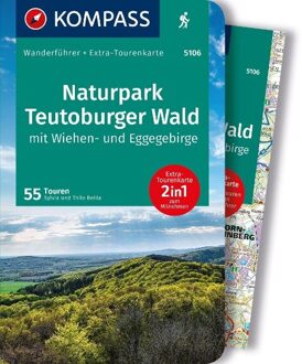 Wandelgids 5106 Kompass Wanderführer Naturpark Teutoburger Wald mit Wiehen- und Eggegebirge | Kompass