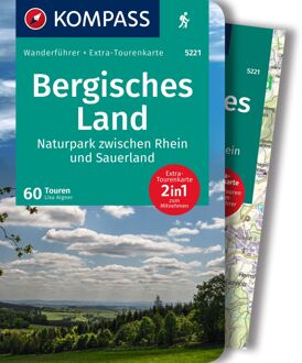 Wandelgids 5221 Kompass Wanderführer Bergisches Land | Kompass