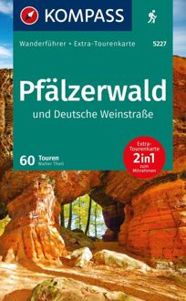 Wandelgids 5227 Kompass Wanderführer Pfalz - Pfälzerwald und Deutsche Weinstraße | Kompass