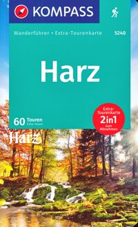 Wandelgids 5240 Kompass Wanderführer Harz | Kompass