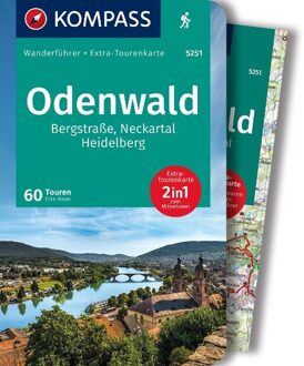 Wandelgids 5251 Kompass Wanderführer Odenwald | Kompass