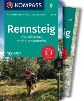 Wandelgids 5259 Kompass Wanderführer Rennsteig | Kompass