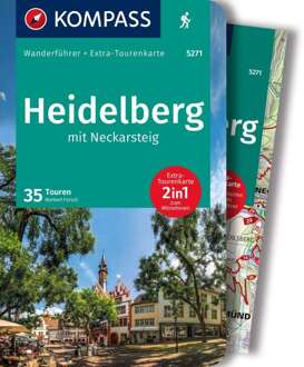 Wandelgids 5271 Kompass Wanderführer Heidelberg mit Neckarsteig | Kompass