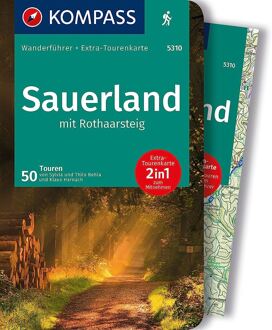 Wandelgids 5310 Kompass Wanderführer Sauerland mit Rothaarsteig | Kompass