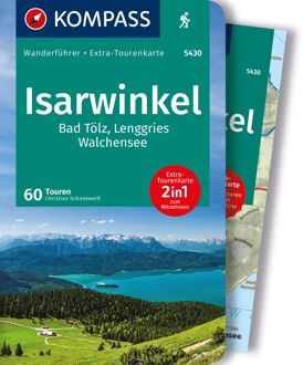Wandelgids 5430 Kompass Wanderführer Isarwinkel, Bad Tölz, Lenggries, Walchensee | Kompass