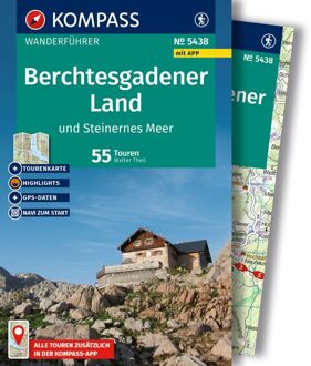 Wandelgids 5438 Kompass Wanderführer Berchtesgadener Land und Steinernes Meer | Kompass