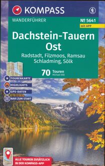 Wandelgids 5641 Kompass Wanderführer Dachstein -Tauern Ost, | Kompass