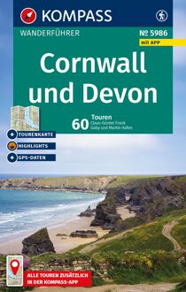 Wandelgids 5986 Kompass Wanderführer Cornwall - Devon | Kompass