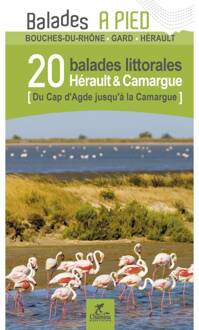 Wandelgids Hérault & Camargue 20 bal. littorales à pied | Chamina