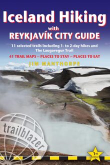 Wandelgids Iceland Hiking with Reykjavik City Guide | Trailblazer Guides