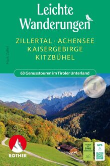 Wandelgids Leichte Wanderungen Zillertal - Achensee - Kaisergebirge - Kitzbühel | Rother Bergverlag