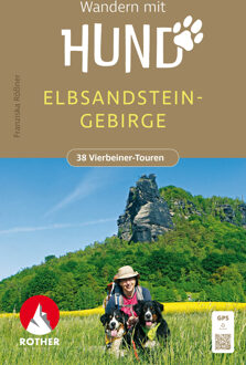 Wandelgids Wandern mit Hund Elbsandsteingebirge | Rother Bergverlag