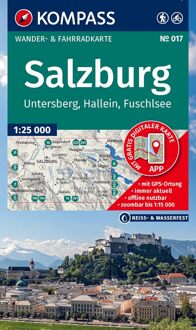 Wandelkaart 017 Salzburg und Umgebung | Kompass