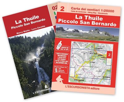 Wandelkaart 02 La Thuile, Piccolo San Bernardo | L'Escursionista editore