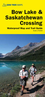 Wandelkaart 03 Bow Lake / Saskatchewan Crossing | Gem Trek Maps