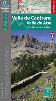 Wandelkaart 04 Valle de Canfranc- Valle de Aisa | Editorial Alpina