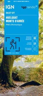 Wandelkaart 0617OT Huelgoat - Monts d'Arrée | IGN - Institut Géographique National