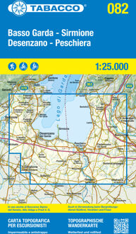 Wandelkaart 082 Basso Garda - Sirmione - Desenzano - Peschiera | Tabacco Editrice