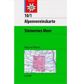 Wandelkaart 10/1 Alpenvereinskarte Steinernes Meer | Alpenverein