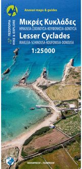 Wandelkaart 10.36 Lesser Cyclades | Anavasi