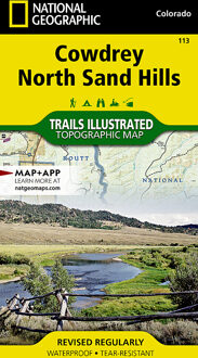 Wandelkaart 113 Cowdrey, North Sand Hills | National Geographic